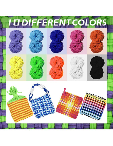 Kit de Telar Artcome con 400 Bucles de Tejido y Accesorios