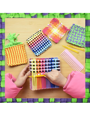 Kit de Telar Artcome con 400 Bucles de Tejido y Accesorios