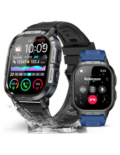 Reloj Inteligente Militar Paybay 2.06" AMOLED Bluetooth IP68