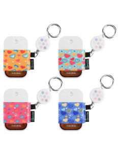 Pack de 4 Fundas Elásticas Beautyflier para Spray 30ml Corazón