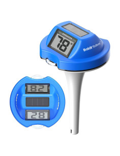 Termómetro de piscina digital flotante BaldrTherm azul solar