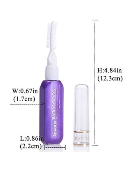 Tiza para Cabello Temporal JOYOUS 10 ml Color Dorado No Tóxica