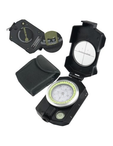 Brújula Militar JYEASTZ con Clinómetro y Lente Ajustable