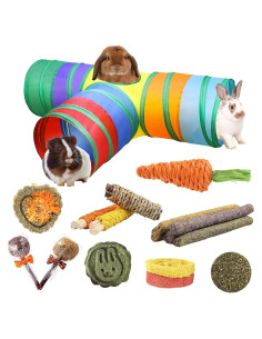 Túnel Plegable para Conejos Hercocci 63.5 cm Arcoíris