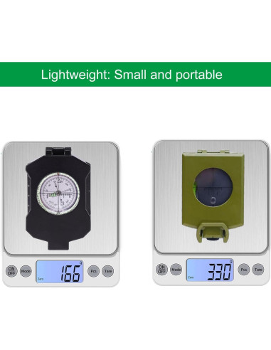 Brújula Militar JYEASTZ con Clinómetro y Lente Ajustable