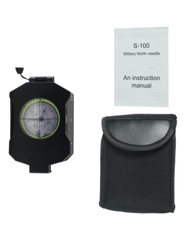 Brújula Militar JYEASTZ con Clinómetro y Lente Ajustable