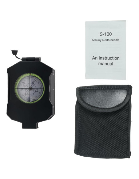 Brújula Militar JYEASTZ con Clinómetro y Lente Ajustable