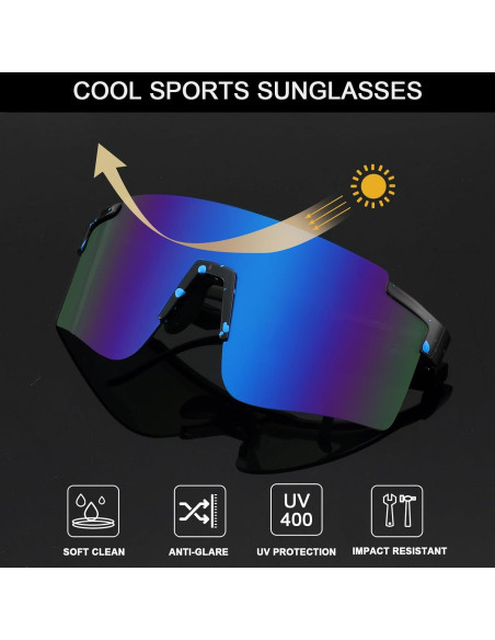 Gafas de Sol Deportivas BUYAGE UV400 Unisex Adulto