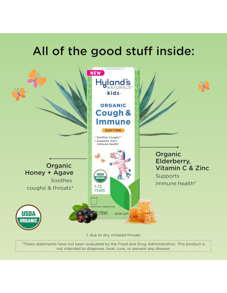 Jarabe orgánico para la tos Hyland's 118 ml niños
