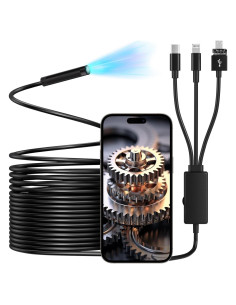 Cámara Endoscópica VYNCS 4 en 1 HD 1080P 5m IP67