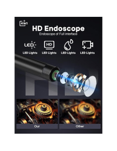 Cámara Endoscópica VYNCS 4 en 1 HD 1080P 5m IP67 2