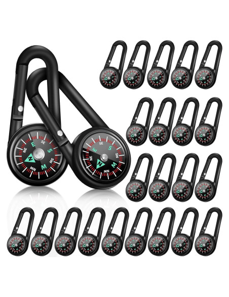 Brújula Magnética Kanayu Mini de Bolsillo 24 Piezas