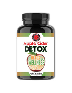 Desintoxicación de Vinagre de Sidra de Manzana Angry Supplements 60 Cápsulas