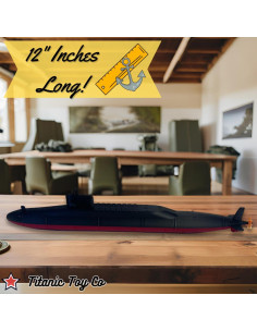 Réplica de submarino de clase Benjamin Franklin 30.48 cm 2