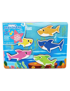 Rompecabezas de Sonido Musical Spin Master Baby Shark 5 Piezas