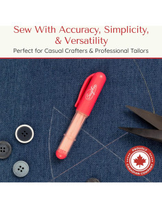 Marcador de Tiza Ergonómico Sewphee Rosa - 1 Paquete 2