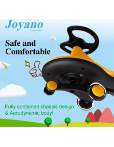 Coche de Balanceo Joyano Rojo para Niños 3+ Años 50kg 2