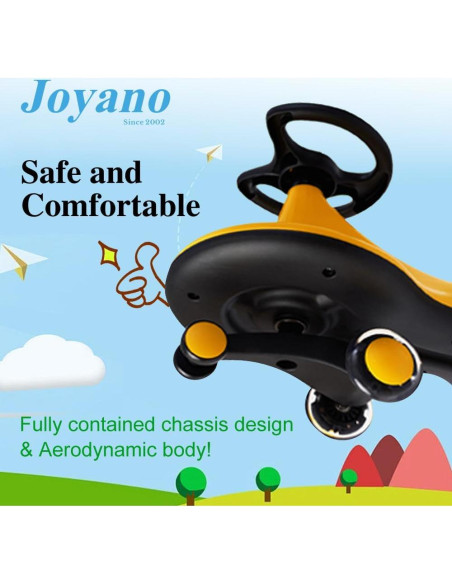 Coche de Balanceo Joyano Rojo para Niños 3+ Años 50kg Coche de Balanceo Joyano Rojo para Niños 3+ Años 50kg