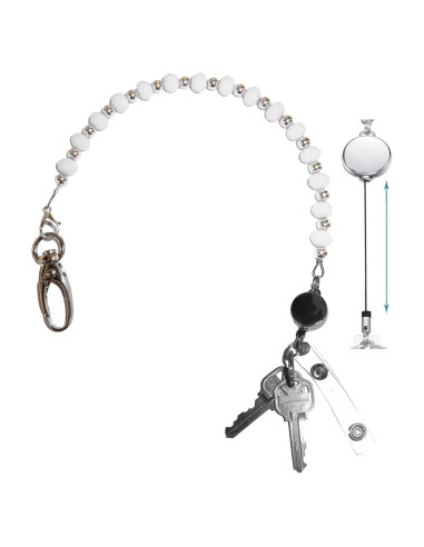 Porta Llaves de Perlas Hidden Hollow 30.48 cm Correa de Mano