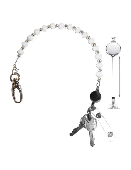Porta Llaves de Perlas Hidden Hollow 30.48 cm Correa de Mano