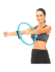 Anillo de Pilates Pro Impact - Equipo de Resistencia Azul - Ligero y Antideslizante 2