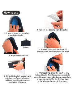Parche Reparador para Tacones Shoefix - Previene Agujeros 2