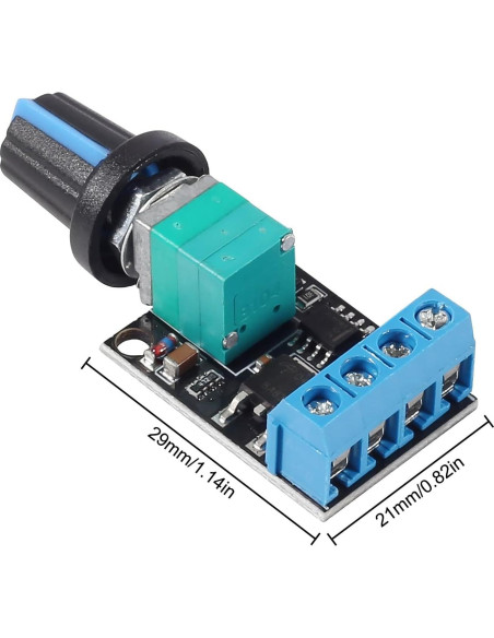 Controlador de Velocidad de Motor DC PWM Diitao 10A 5V-16V