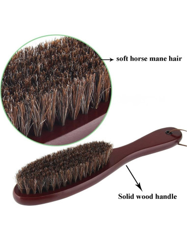 Cepillo de Ropa Cokaka de Madera con Cerdas de Caballo 1 Unidad