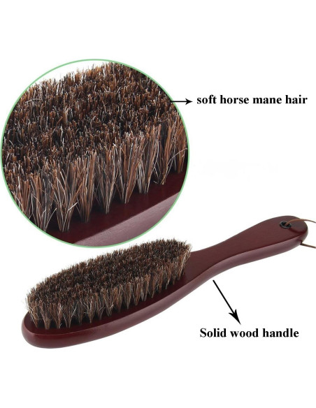 Cepillo de Ropa Cokaka de Madera con Cerdas de Caballo 1 Unidad