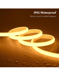 Tira de LED COB 20m ZHONG YI 2700K IP65 Impermeable 200W 2