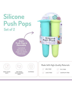 Moldes de Paletas de Silicona Melii - 2 Piezas Animales 2