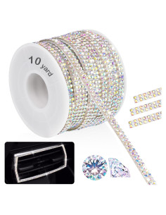 Cinta de Rhinestone Autoadhesiva NiArt 10m Iridescente