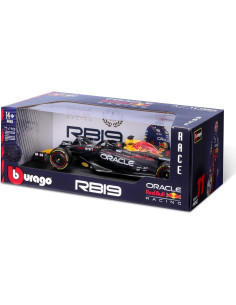 Bburago 1:18 Modelo Carrera Oracle Red Bull RB19 Verstappen 2