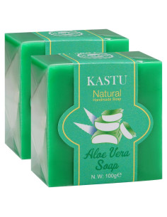Barra de Jabón Natural KASTU Aloe Vera 100g Hidratante