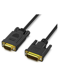 Cable DVI-D a VGA Benfei 1.83m Macho a Macho 1080p