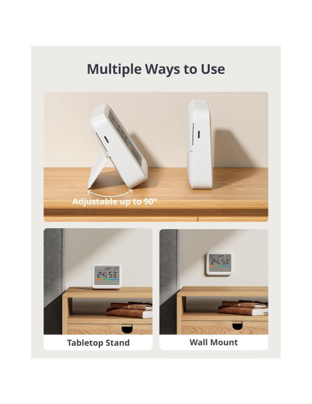 Higrómetro y Termómetro Digital SwitchBot Meter Pro - Control App Bluetooth