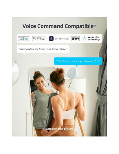Higrómetro y Termómetro Digital SwitchBot Meter Pro - Control App Bluetooth