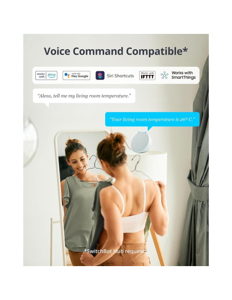 Higrómetro y Termómetro Digital SwitchBot Meter Pro - Control App Bluetooth