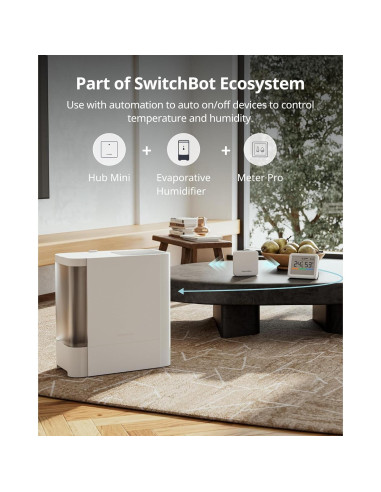 Higrómetro y Termómetro Digital SwitchBot Meter Pro - Control App Bluetooth