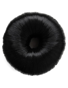 Anillo de cabello CAISHA negro DK3 para peinados recogidos