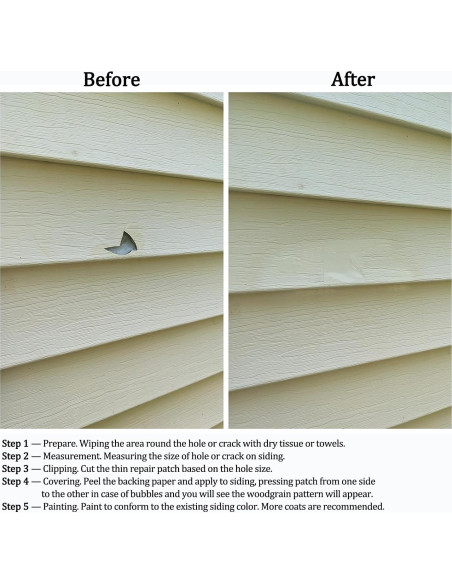 Kit de Reparación de Revestimiento de Vinilo FAILUN 6 Pcs 16x12 cm Kit de Reparación de Revestimiento de Vinilo FAILUN 6 Pcs 16x12 cm