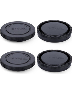 Kit de 2 tapas de cuerpo y trasera JJC para cámaras Sony E-Mount 2