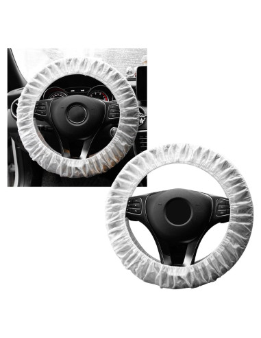 Funda de Volante Desechable Ziciner 50 PCS Universal Plástico