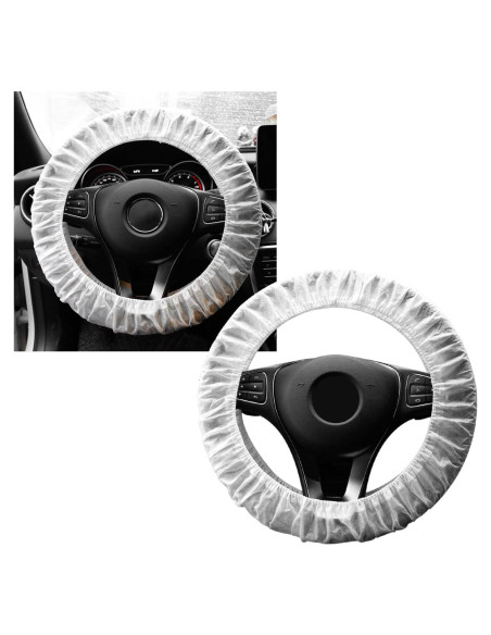 Funda de Volante Desechable Ziciner 50 PCS Universal Plástico