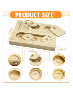 Juguete de Forrajeo para Conejos Hamiledyi Sniff n' Snack 2