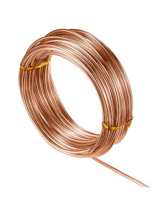 Alambre de Artesanía Flexible TecUnite 10m x 1mm Cobre
