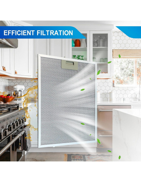 Paquete de 2 Filtros de Campana Kioozsy BPPFA30 Aluminio Paquete de 2 Filtros de Campana Kioozsy BPPFA30 Aluminio