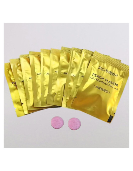 10 Pcs Ambientador Clip de Aire SOKPEWWM Durazno para Coche