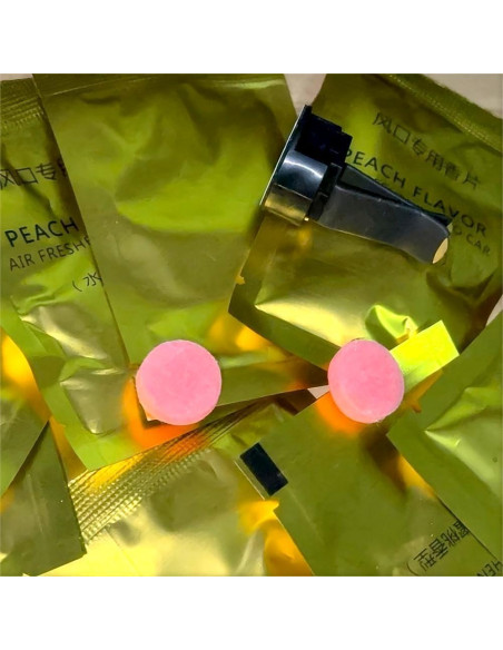 10 Pcs Ambientador Clip de Aire SOKPEWWM Durazno para Coche