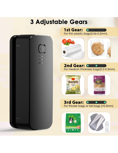 Sello de Bolsas Recargable FEPPO con Tira Calefactora 10 cm